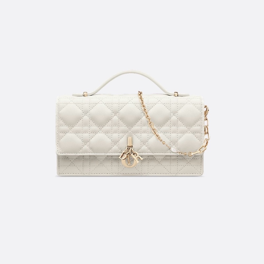 SOLD Miss Dior aka My Dior Mini Bag Latte Cannage Lambskin Authentic